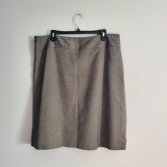 Geoffrey Beene Sport Stretch Gray Pleated Shirt 16 - Picture 2 of 5